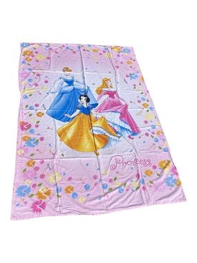 Vintage 90’s Disney Princess Twin Duvet Cover Belle Sleeping Beauty Cinderella